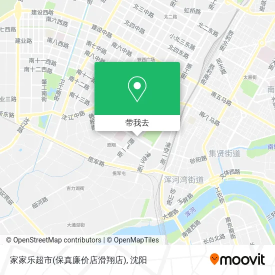 家家乐超市(保真廉价店滑翔店)地图