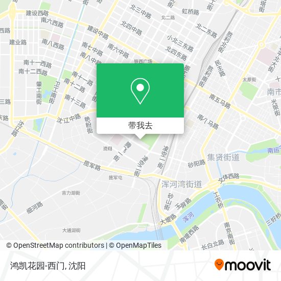 鸿凯花园-西门地图