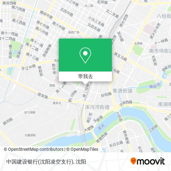 中国建设银行(沈阳凌空支行)地图