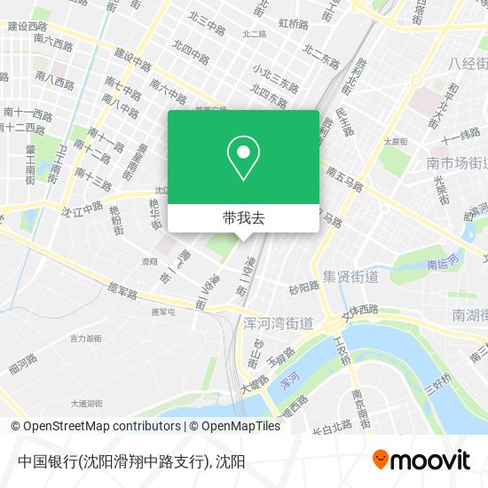 中国银行(沈阳滑翔中路支行)地图