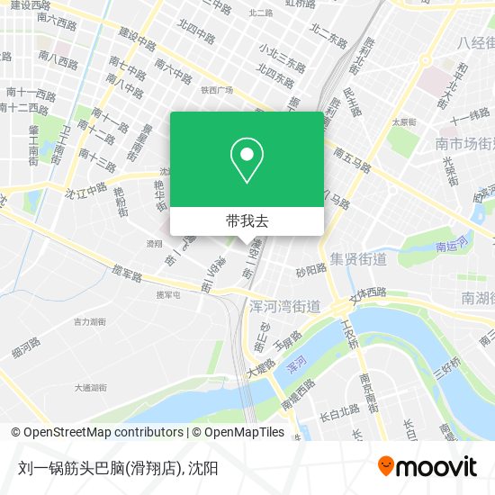 刘一锅筋头巴脑(滑翔店)地图
