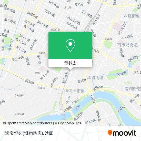 满宝馄饨(滑翔路店)地图