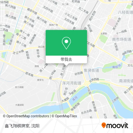 鑫飞翔棋牌室地图