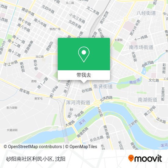 砂阳南社区利民小区地图