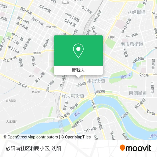 砂阳南社区利民小区地图