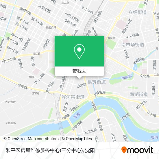 和平区房屋维修服务中心(三分中心)地图