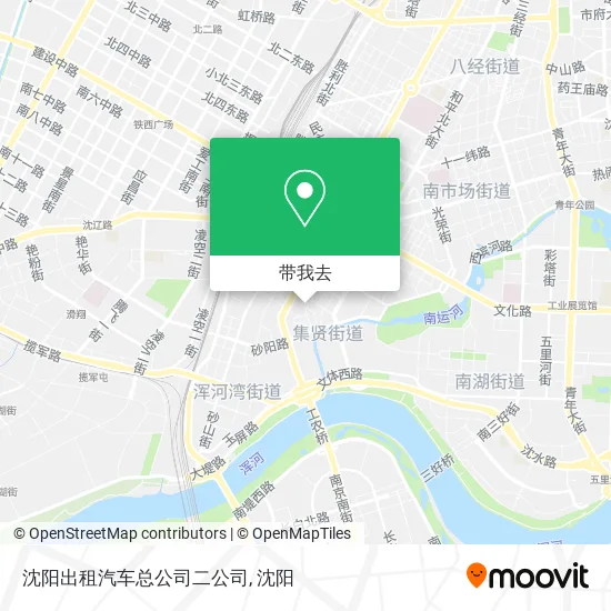 沈阳出租汽车总公司二公司地图