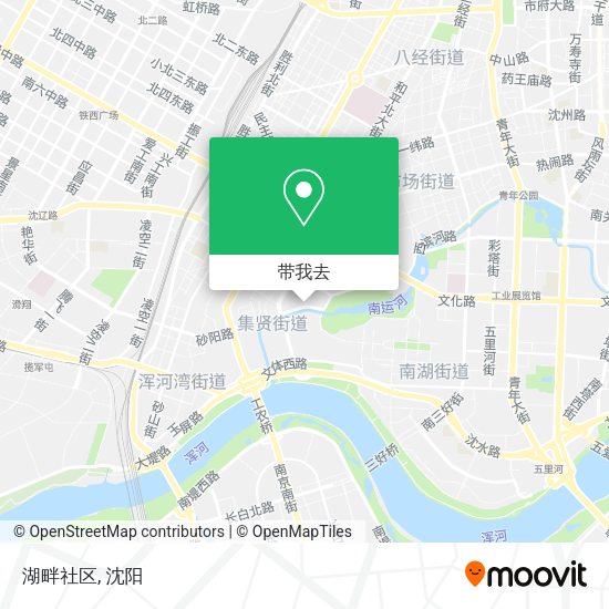 湖畔社区地图