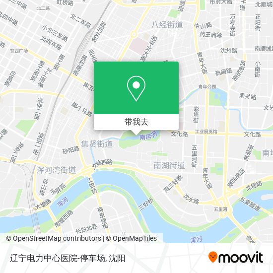 辽宁电力中心医院-停车场地图