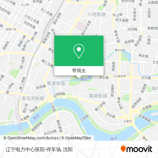 辽宁电力中心医院-停车场地图