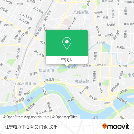 辽宁电力中心医院-门诊地图