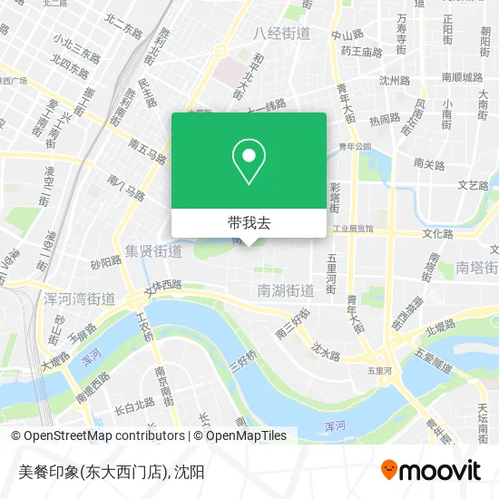美餐印象(东大西门店)地图
