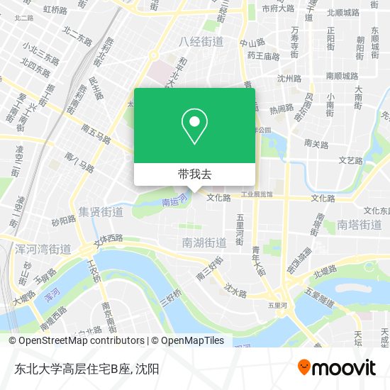 东北大学高层住宅B座地图