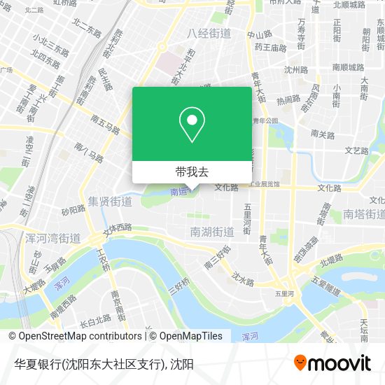 华夏银行(沈阳东大社区支行)地图