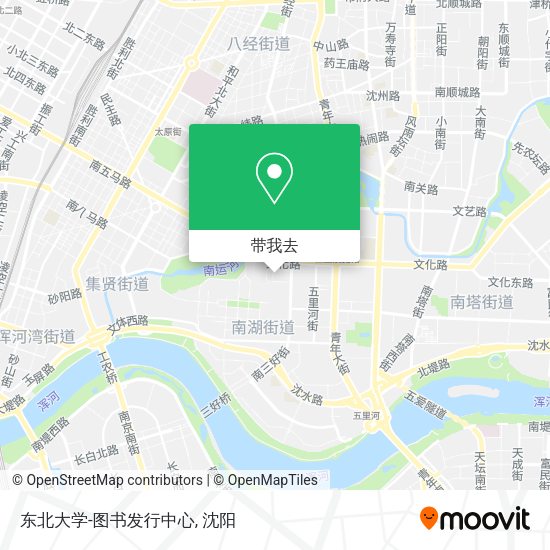 东北大学-图书发行中心地图