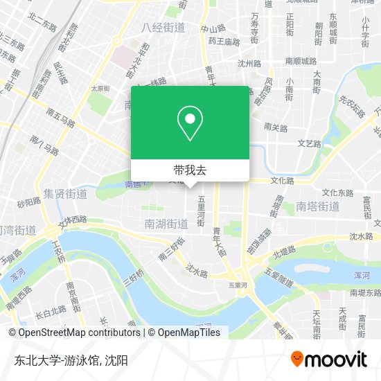 东北大学-游泳馆地图