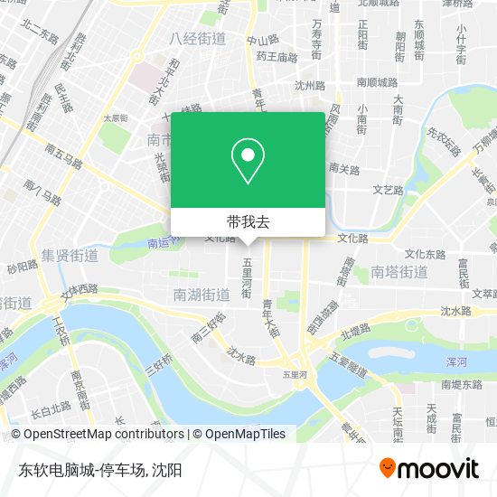 东软电脑城-停车场地图