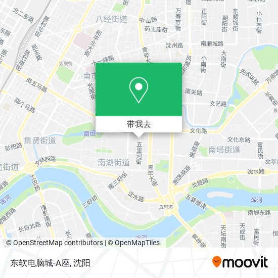 东软电脑城-A座地图
