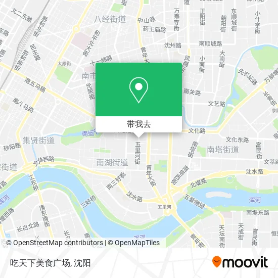 吃天下美食广场地图