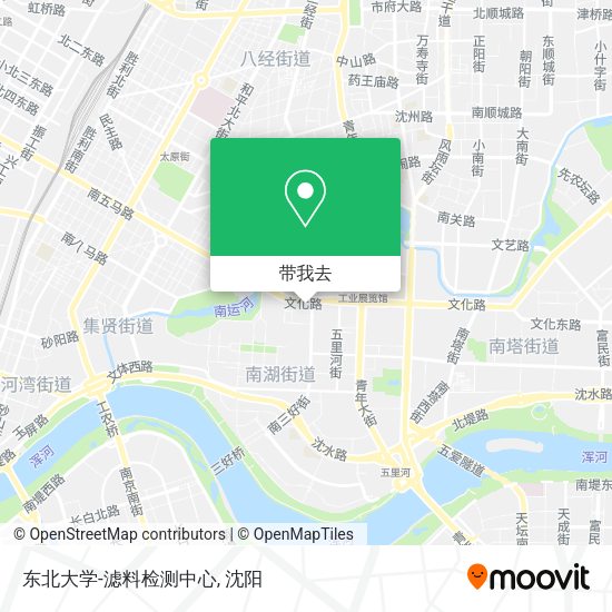 东北大学-滤料检测中心地图