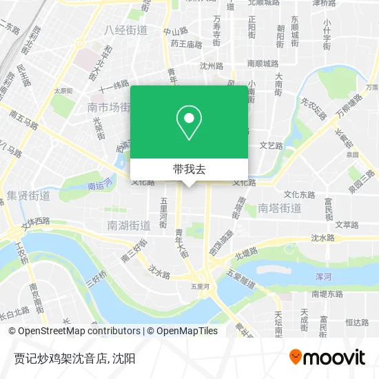 贾记炒鸡架沈音店地图