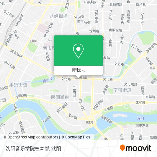 沈阳音乐学院校本部地图