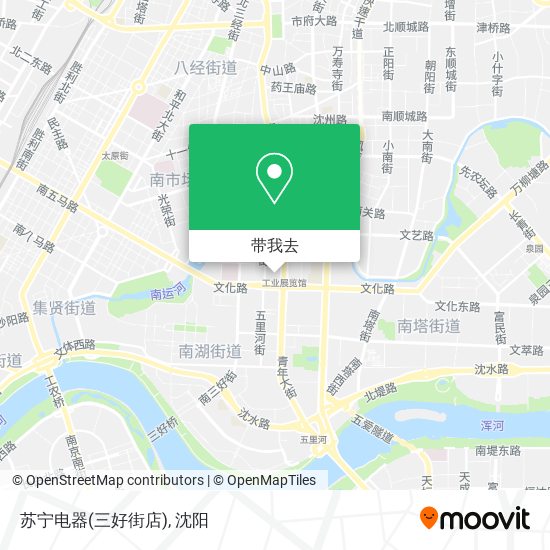 苏宁电器(三好街店)地图