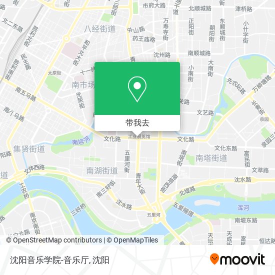 沈阳音乐学院-音乐厅地图