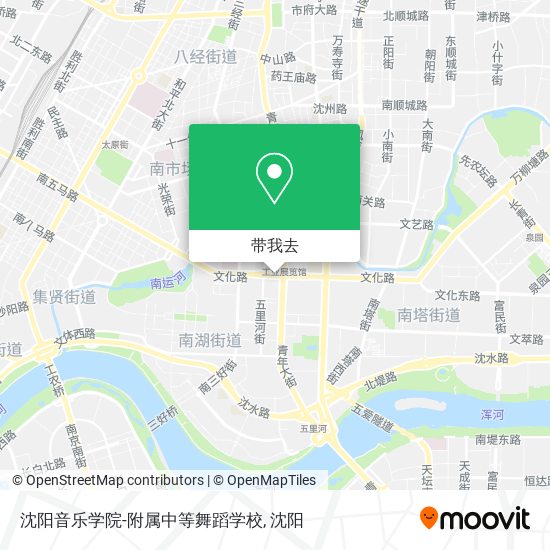 沈阳音乐学院-附属中等舞蹈学校地图