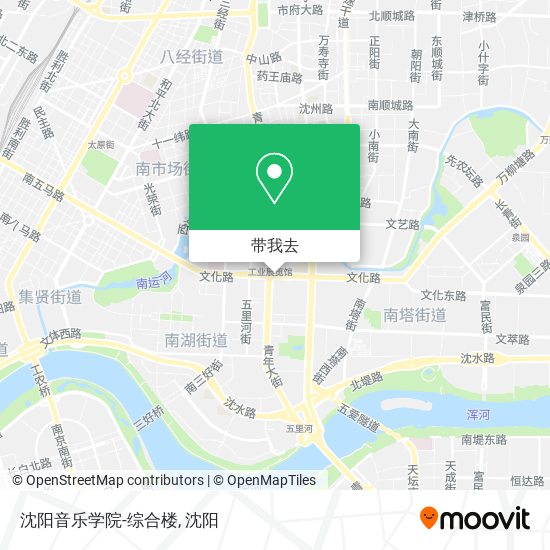 沈阳音乐学院-综合楼地图
