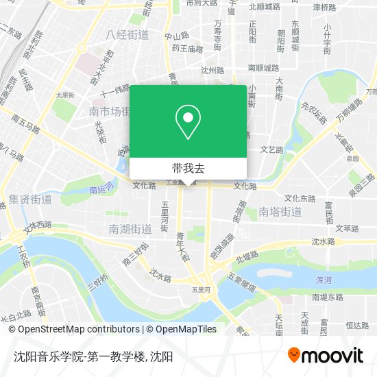 沈阳音乐学院-第一教学楼地图