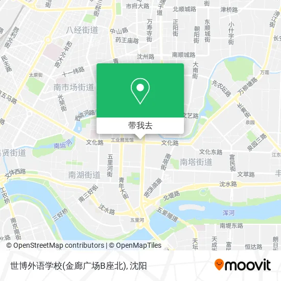 世博外语学校(金廊广场B座北)地图