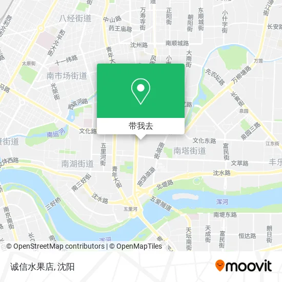 诚信水果店地图