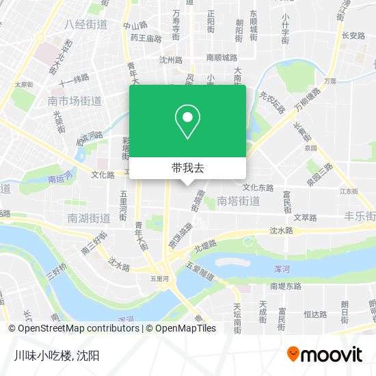 川味小吃楼地图