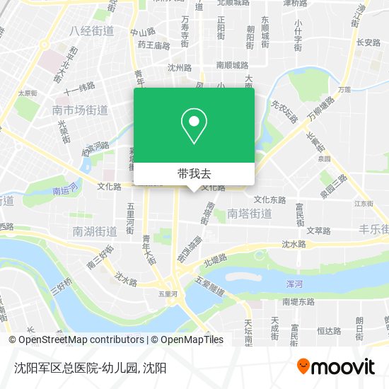 沈阳军区总医院-幼儿园地图