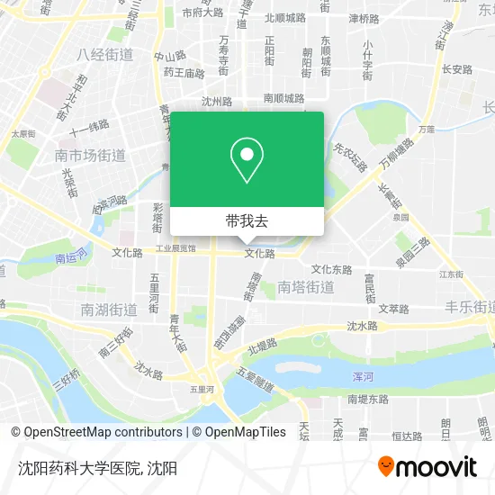 沈阳药科大学医院地图