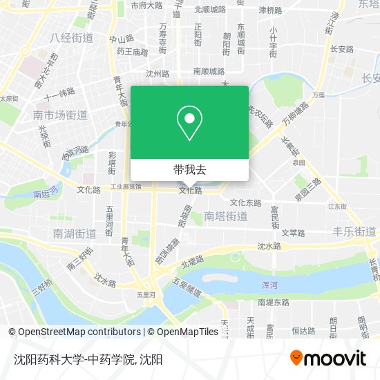 沈阳药科大学-中药学院地图