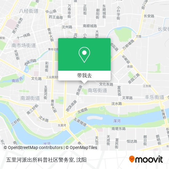 五里河派出所科普社区警务室地图