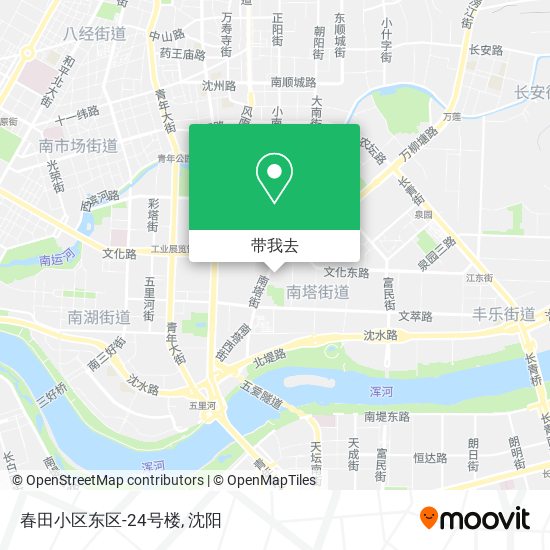 春田小区东区-24号楼地图