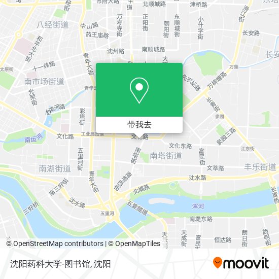 沈阳药科大学-图书馆地图