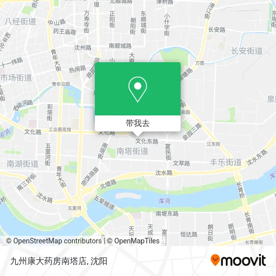 九州康大药房南塔店地图