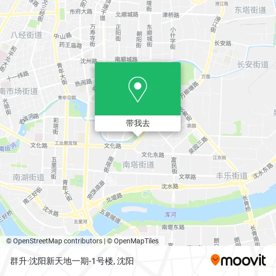 群升·沈阳新天地一期-1号楼地图