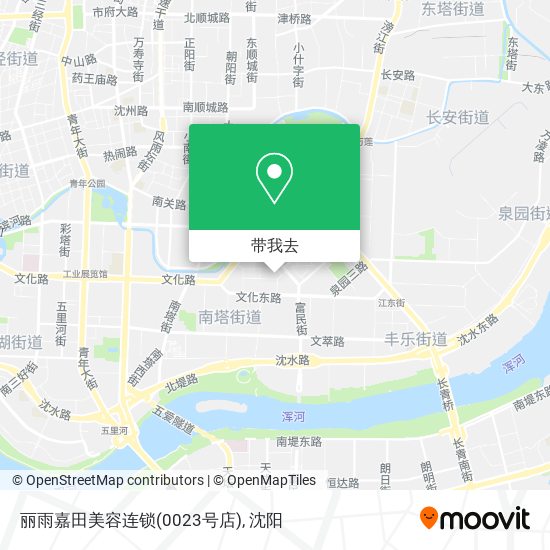 丽雨嘉田美容连锁(0023号店)地图