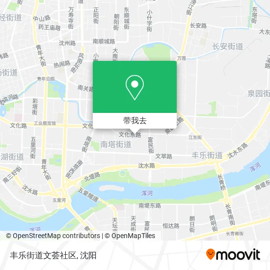 丰乐街道文荟社区地图