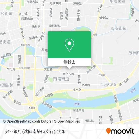 兴业银行(沈阳南塔街支行)地图