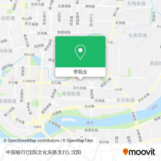 中国银行(沈阳文化东路支行)地图
