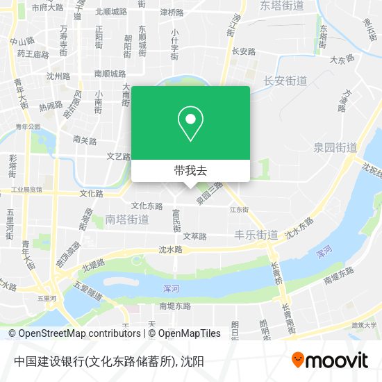中国建设银行(文化东路储蓄所)地图