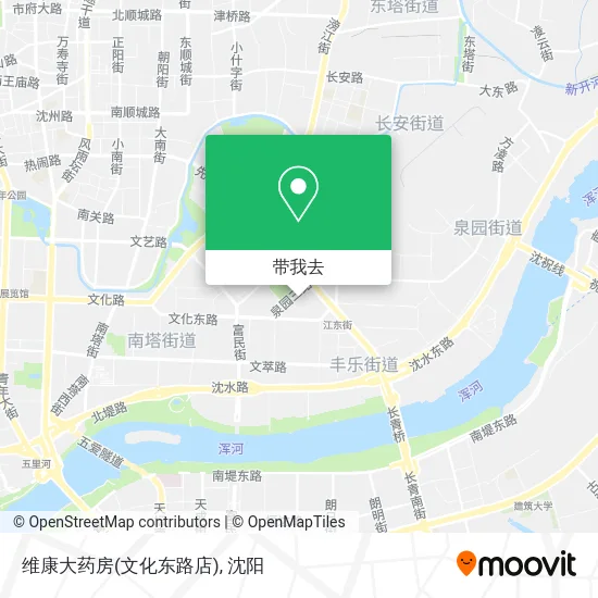 维康大药房(文化东路店)地图