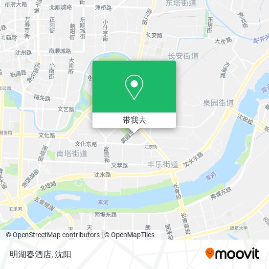 明湖春酒店地图