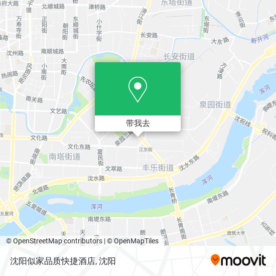 沈阳似家品质快捷酒店地图